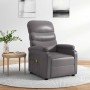 Sillón de masaje de cuero sintético gris en Sillones de masaje eléctricos | Comprar online en Foro24