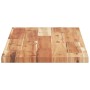 Tablero de mesa rectangular madera maciza acacia 100x30x2 cm