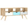 Mueble para TV de madera maciza de mango 110x35x48 cm de vidaXL, Muebles TV - Ref: Foro24-286484, Precio: 148,18 €, Descuento: %