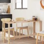 Tablero de mesa rectangular madera maciza acacia 140x50x2 cm