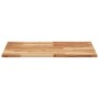 Tablero de mesa rectangular madera maciza acacia 80x60x2 cm