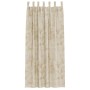 Cortina con cortinas 2 pcs Crema 245 x 140 cm Terciopelo