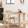 Tablero de mesa rectangular madera maciza de acacia 100x80x2 cm