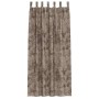 Cortina con cortinas 2 pcs Capuchino 260 x 140 cm Terciopelo