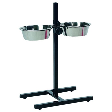 FLAMINGO Comedero soporte en H con 2 tazones Otis 2,5 L 25 cm