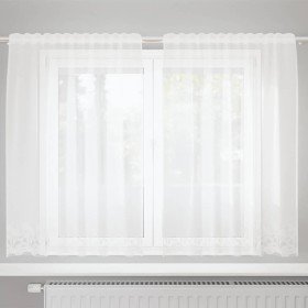 Cortinas con cortinas Blanco 500x100cm Poliéster