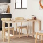Tablero de mesa rectangular madera maciza acacia 140x50x4 cm