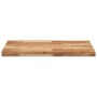 Tablero de mesa rectangular madera maciza acacia 100x60x4 cm