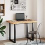 Tablero de mesa rectangular madera maciza acacia 80x70x4 cm