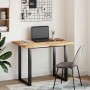 Tablero de mesa rectangular madera maciza acacia 100x70x4 cm