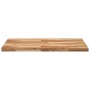 Tablero de mesa rectangular madera maciza acacia 100x70x4 cm