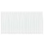 Cortinas con cortinas Blanco 500x100cm Poliéster