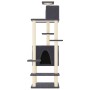 Katzenkratzbaum mit dunkelgrauen Sisalstämmen, 154 cm von vidaXL, Katzenmöbel - Ref: Foro24-171773, Preis: 64,64 €, Rabatt: %