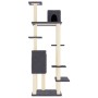 Katzenkratzbaum mit dunkelgrauen Sisalstämmen, 154 cm von vidaXL, Katzenmöbel - Ref: Foro24-171773, Preis: 64,64 €, Rabatt: %