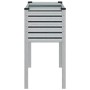 Jardinera de acero galvanizado 100x45x90 cm