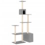 Katzenkratzbaum mit hellgrauen Sisalstämmen 180 cm von vidaXL, Katzenmöbel - Ref: Foro24-171775, Preis: 67,45 €, Rabatt: %