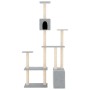 Katzenkratzbaum mit hellgrauen Sisalstämmen 180 cm von vidaXL, Katzenmöbel - Ref: Foro24-171775, Preis: 67,45 €, Rabatt: %