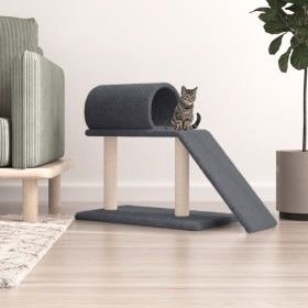 Cat scratching post with tunnel and dark gray ladder 55.5 cm by vidaXL, Cat furniture - Ref: Foro24-171791, Price: 41,50 €, D...