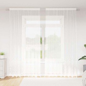 Cortinas con cortinas Floral 200 x 280 cm Poliéster Cortinas con cortinas Floral 200 x 280 cm Poliéster