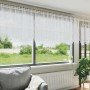 Cortina de Encaje con cortinas Floral 80 x 400 cm Poliéster en Cortinas y visillos | Comprar online en Foro24