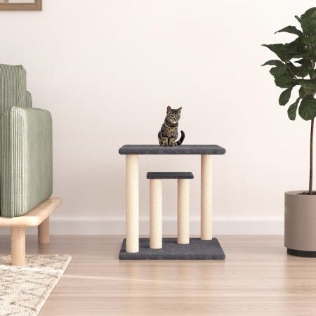 Katzenkratzbäume mit Plattformen dunkelgrau 50 cm von vidaXL, Katzenmöbel - Ref: Foro24-172045, Preis: 39,45 €, Rabatt: %