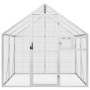 Vogelkäfig aus silbernem Aluminium, 1,79x2x1,85 m. von vidaXL, Füße und Vogelkäfige - Ref: Foro24-3155795, Preis: 380,65 €, R...