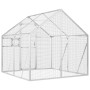 Vogelkäfig aus silbernem Aluminium, 1,79x2x1,85 m. von vidaXL, Füße und Vogelkäfige - Ref: Foro24-3155795, Preis: 380,65 €, R...
