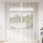 Cortina de Voilé 2 pcs Crema 260 x 140 cm Poliéster en Cortinas y visillos | Comprar online en Foro24