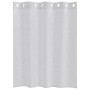 Cortinas con cortinas 2 pcs Gris claro 140x140cm Poliéster