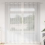 Cortinas con cortinas 2 pcs Gris claro 140x175cm Poliéster