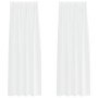 Cortinas con cortinas 2 pcs Poliéster