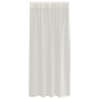 Cortinas con cortinas 2 pcs Crema Poliéster