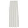 Cortinas con cortinas 2 pcs Crema 140x175cm Poliéster