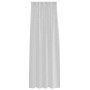 Cortinas con cortinas 2 pcs Gris claro Poliéster