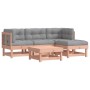 5-teiliges Gartenmöbel-Set mit Kissen aus Douglasienholz von vidaXL, Gartensets - Ref: Foro24-3185792, Preis: 401,60 €, Rabat...