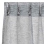 Cortinas con cortinas 2 pcs Gris oscuro Poliéster
