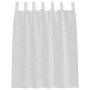 Cortinas con cortinas 2 pcs Gris claro 140x140cm Poliéster