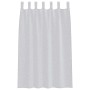 Cortinas con cortinas 2 pcs Gris claro Poliéster