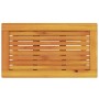 Mesa de Café Marrón 90 x 50 x 45 cm madera maciza de acacia