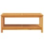 Mesa de Café Marrón 70 x 40 x 45 cm madera maciza de acacia