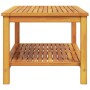 Mesa de Café Marrón 70 x 40 x 45 cm madera maciza de acacia