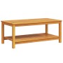 Mesa de Café Marrón 70 x 40 x 45 cm madera maciza de acacia
