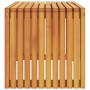 Mesa de Café Marrón 70 x 35 x 35 cm madera maciza de acacia