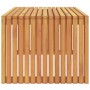 Mesa de Café Marrón 90 x 45 x 35 cm madera maciza de acacia