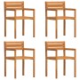 Sillas de jardín 4 unidades 50x53x80 cm Madera maciza Acacia en Sillas de jardín | Comprar online en Foro24