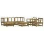 7-teiliges Gartenmöbel-Set mit Kissen aus imprägniertem Kiefernholz von vidaXL, Gartensets - Ref: Foro24-3185814, Preis: 585,...