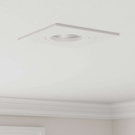 Spotlights con focos 12 pcs 9 x 9 x cm Aluminio