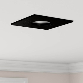 Spotlights con focos 6 pcs Negro 9 x 9 x cm Aluminio