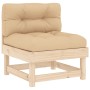 7-teiliges Gartenmöbel-Set und Massivholzkissen von vidaXL, Gartensets - Ref: Foro24-3185808, Preis: 532,73 €, Rabatt: %