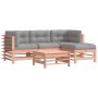 5-teiliges Gartenmöbel-Set mit Kissen aus Douglasienholz von vidaXL, Gartensets - Ref: Foro24-3185806, Preis: 434,93 €, Rabat...